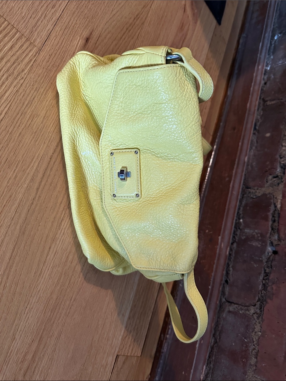 Marc Jacobs Yellow Leather Crossbody Bag